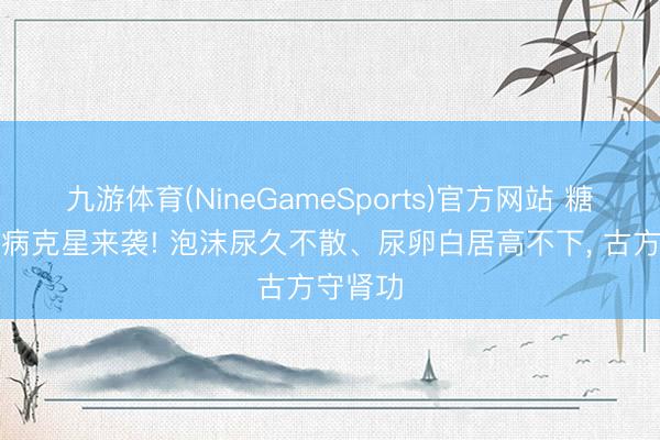 九游体育(NineGameSports)官方网站 糖尿病肾病克星来袭! 泡沫尿久不散、尿卵白居高不下， 古方守肾功